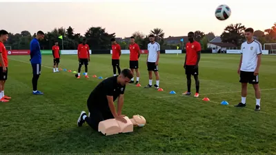 Exeter City Football Club staff master CPR, boost community safety
